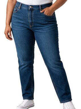 LEVI'S 550 Women's Relaxed Tapered Blue Jeans - Size 18
